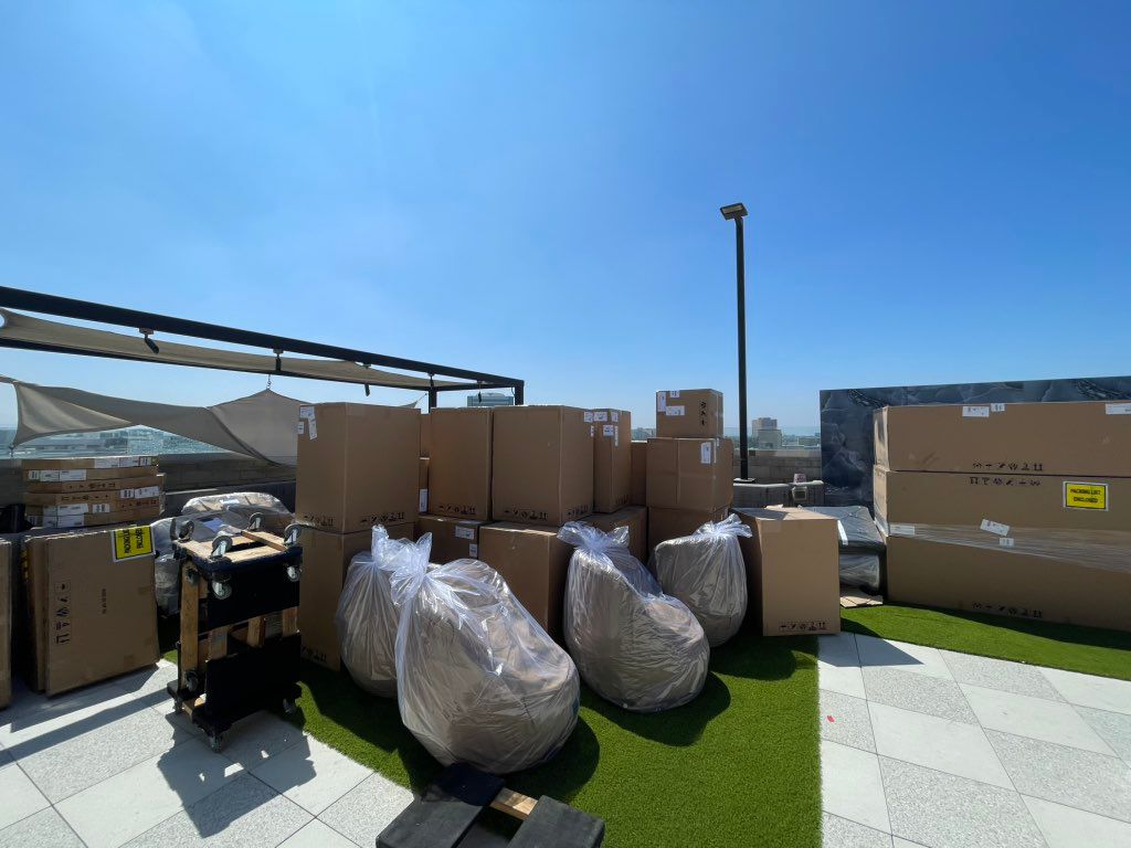 Outdoor Furniture delivery for Edge apartments in 