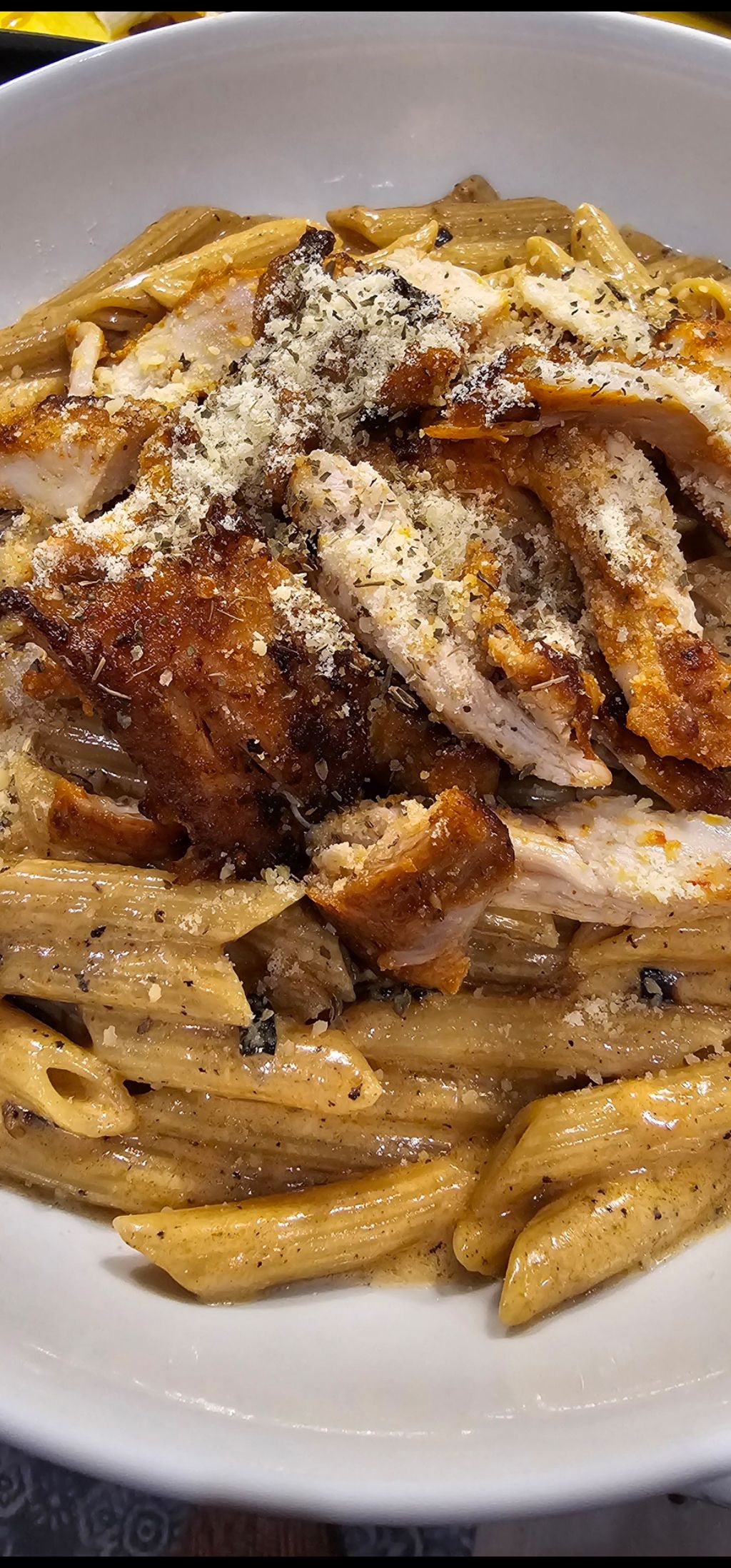 Honey Jerk Chicken Rasta Pasta