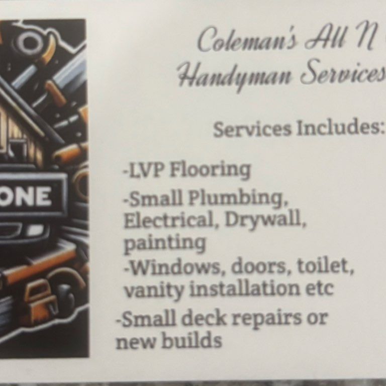 Coleman’s All-N-One Handyman Services LLC