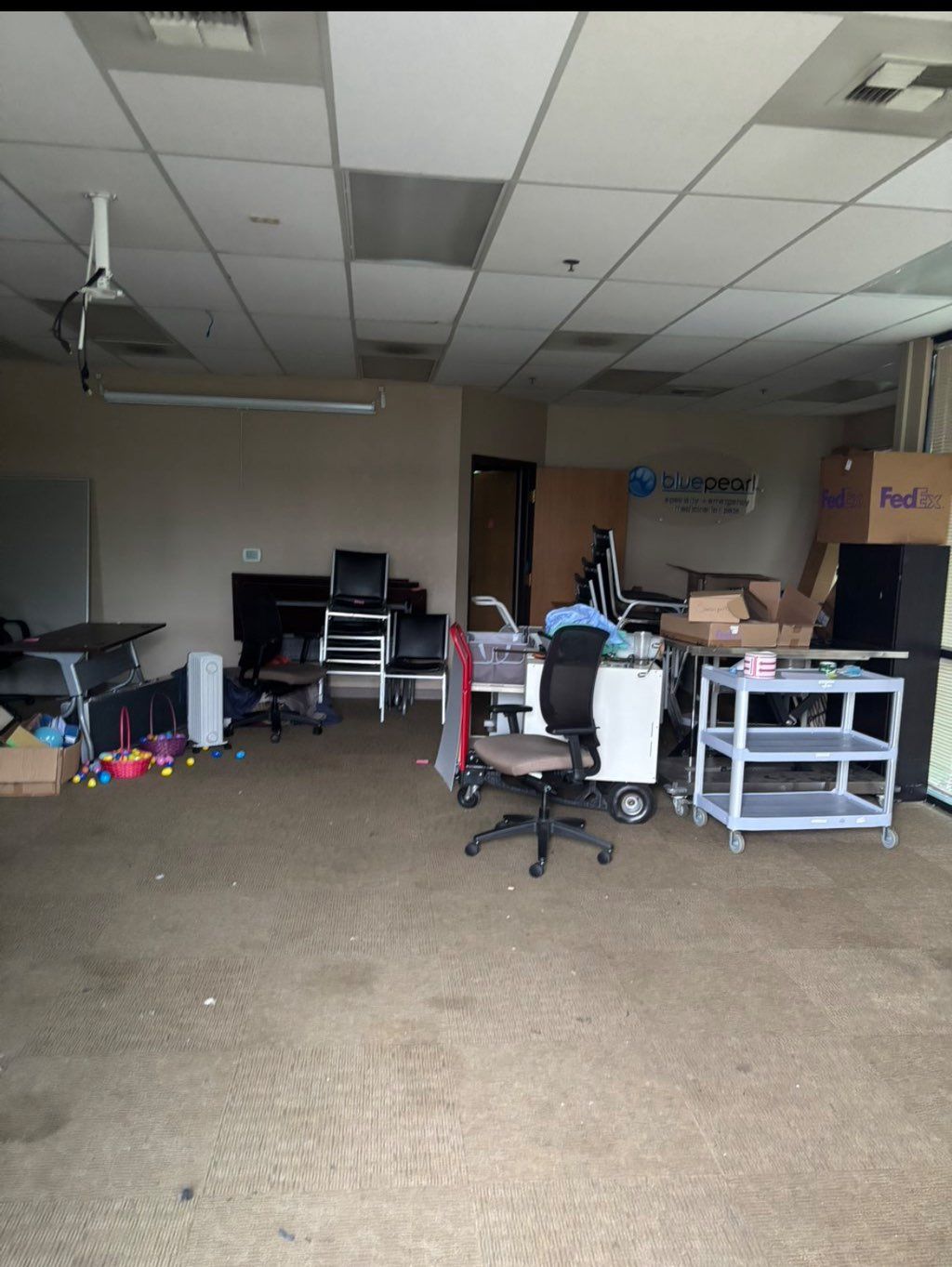 Before office clean out 