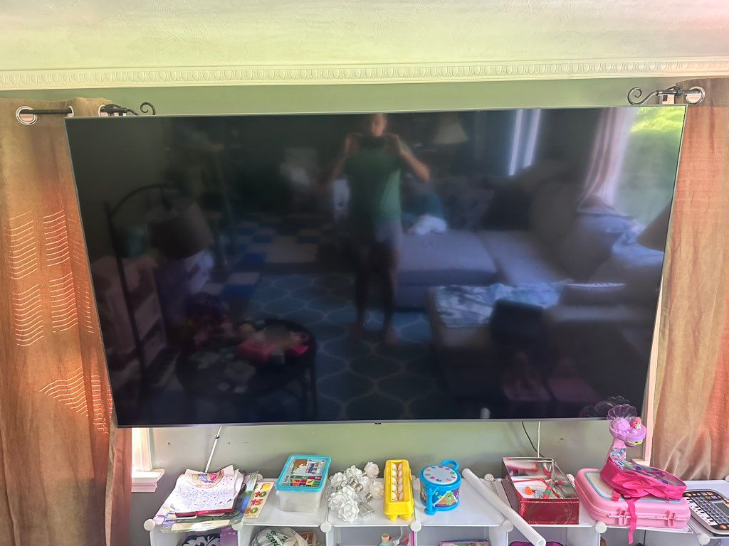 Here is we mounted 86” TV on the wall for my first