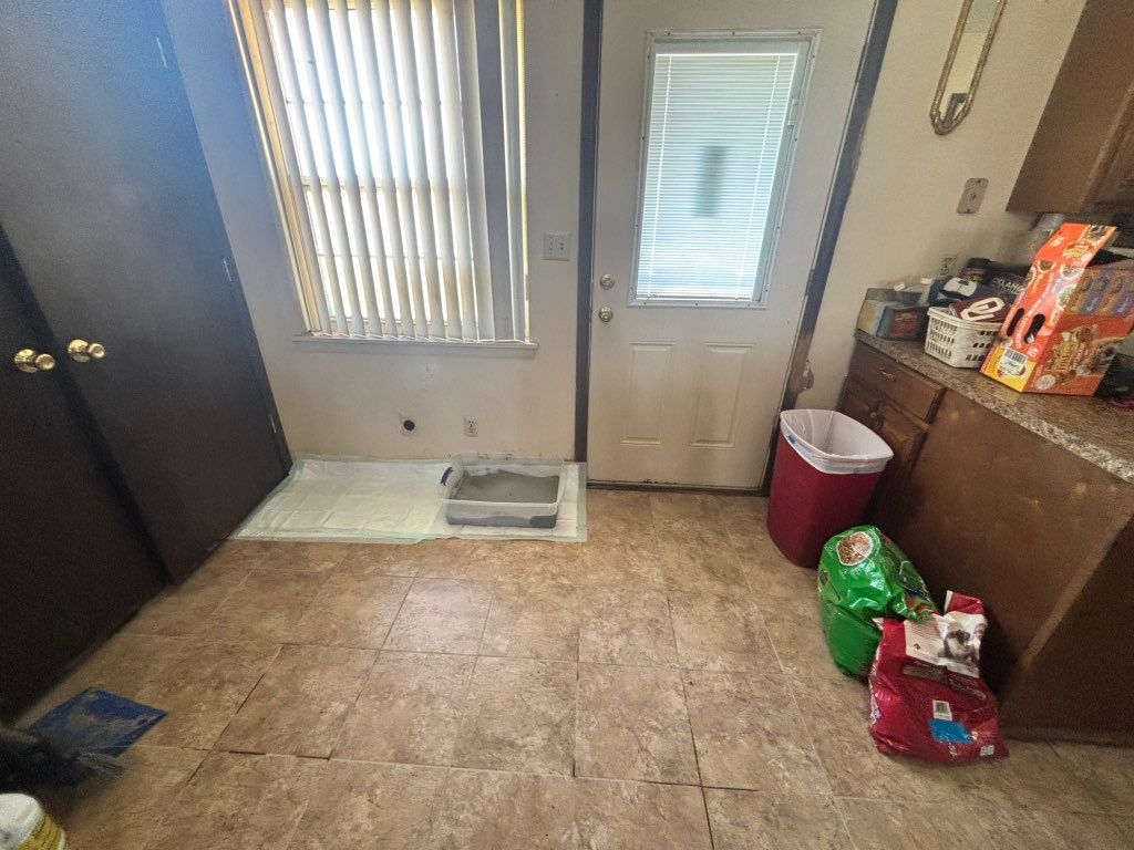 After I cleaned 