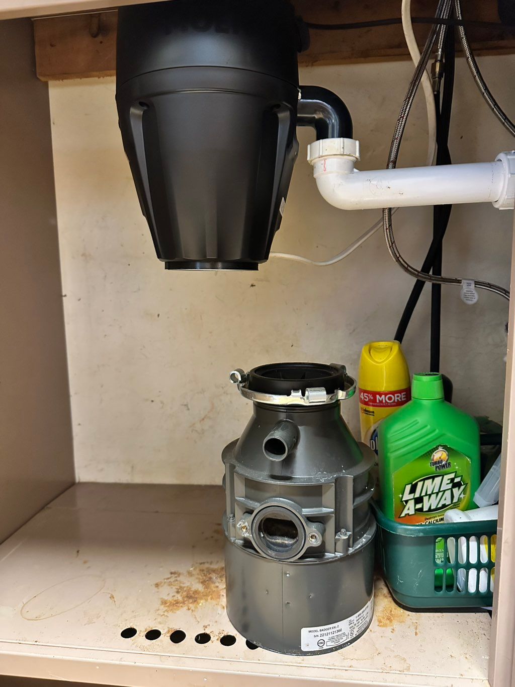 Here is I changed garbage disposal for my second c