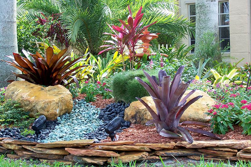 Tropical hardscape