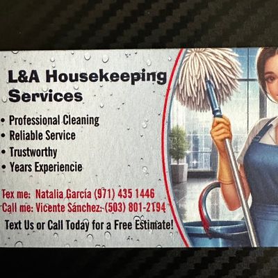 Avatar for L&A Housekeeping service