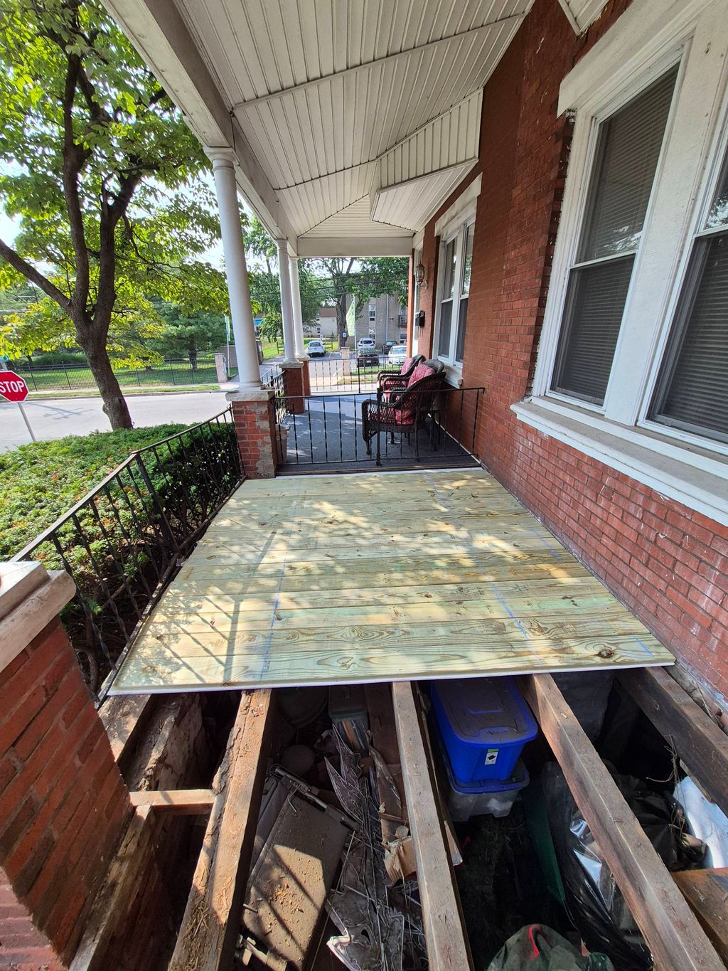 mid porch deck replacement