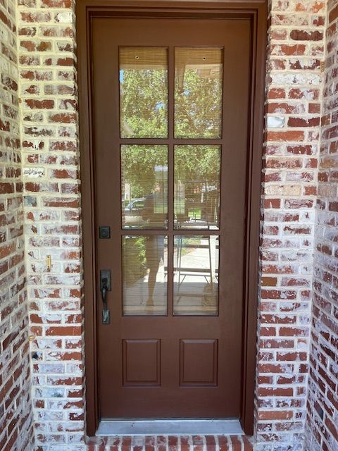 Front door stain