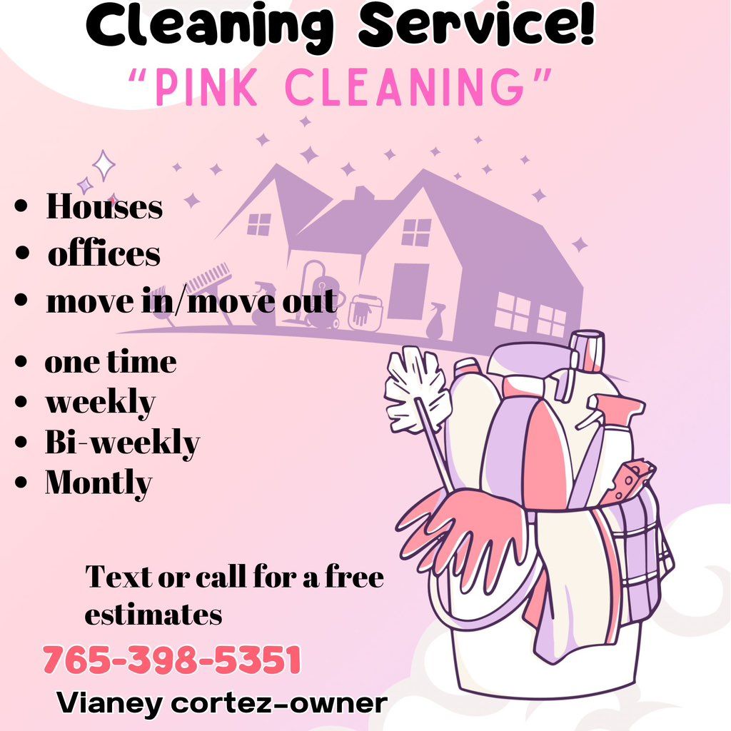 Pink cleaning
