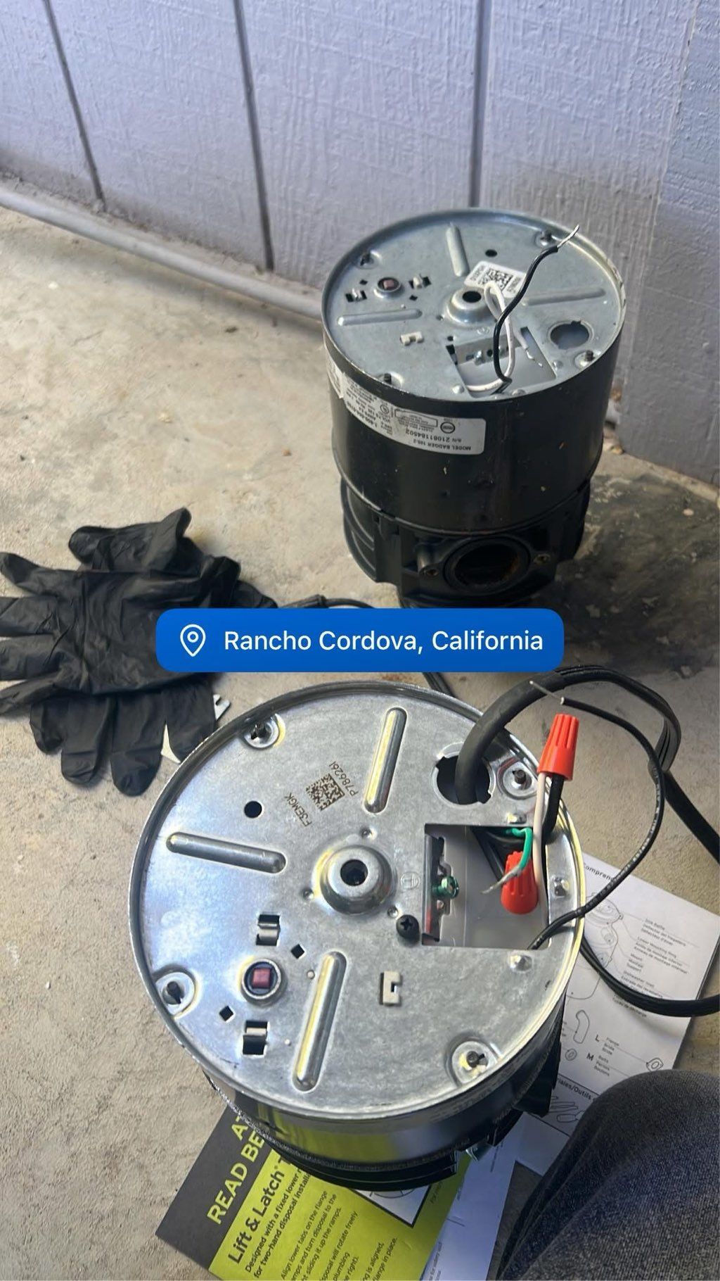 Garbage disposal replacement 
$250 garbage disposa