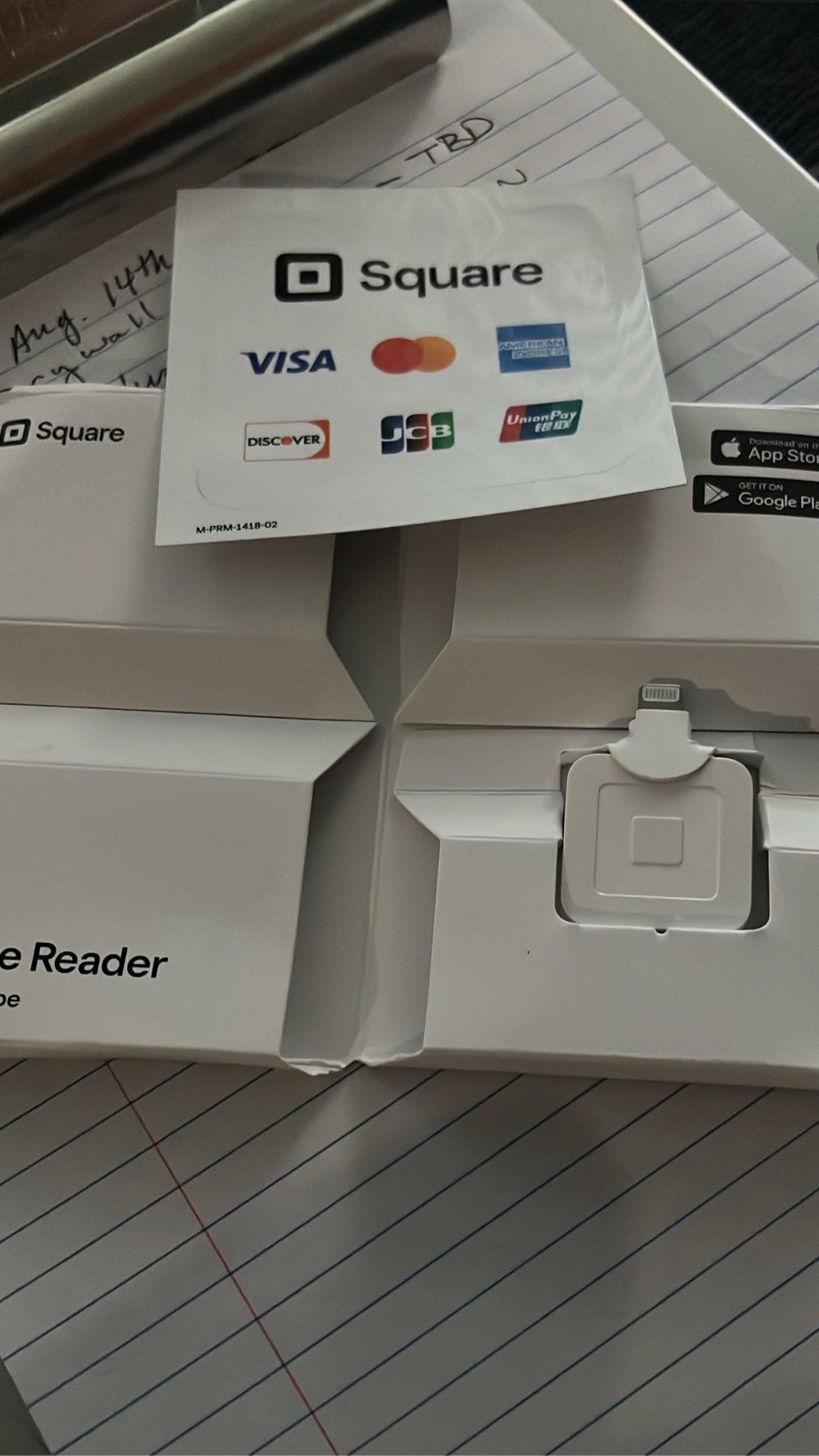 Square payment accepted 