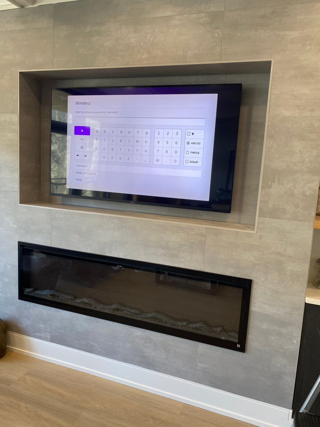 INSTALLATION ON TILES