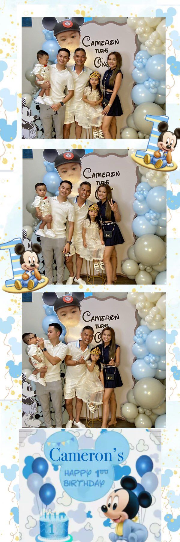 1st birthday 🎂 baby mickey  