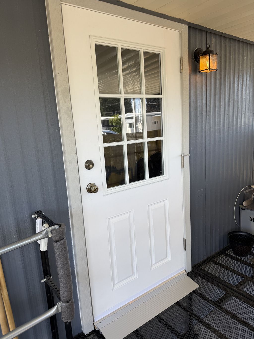 Installed Wider ADA Door for Wheelchair bound indi