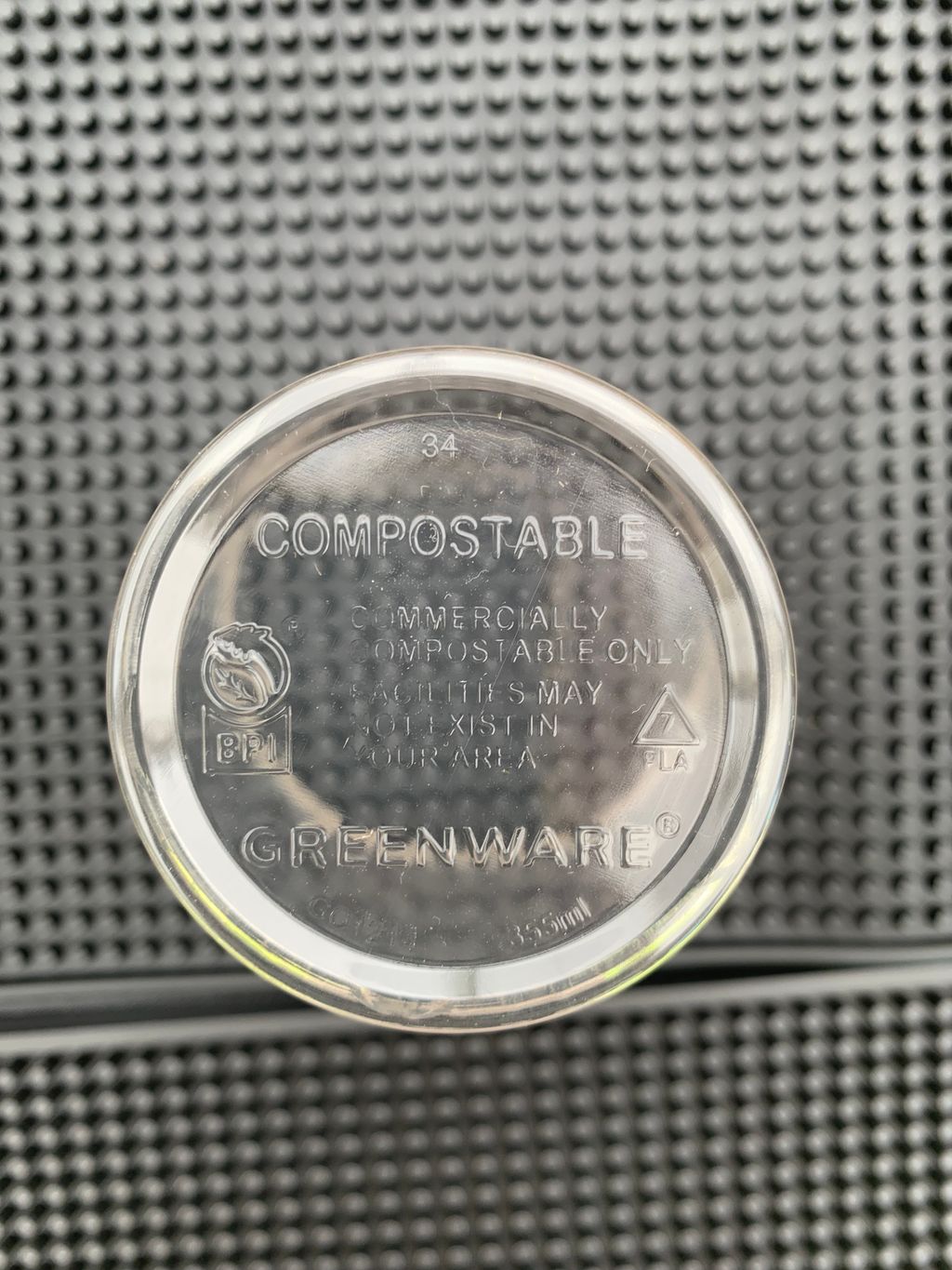 All of our supplies are a compostable bioplastic m