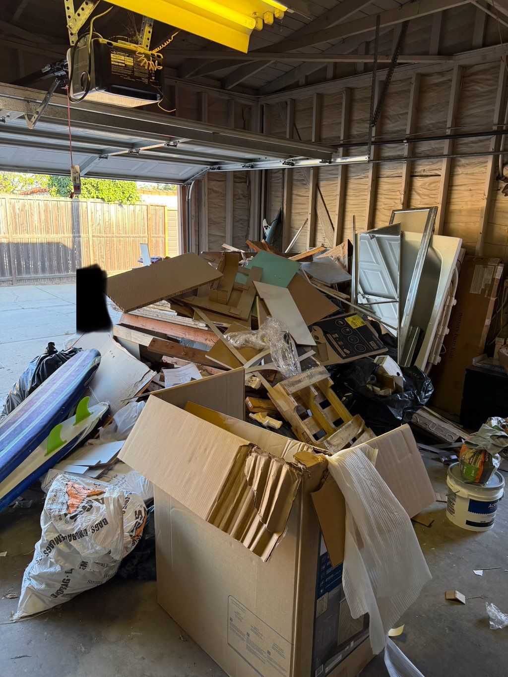 Construction debris- Before 