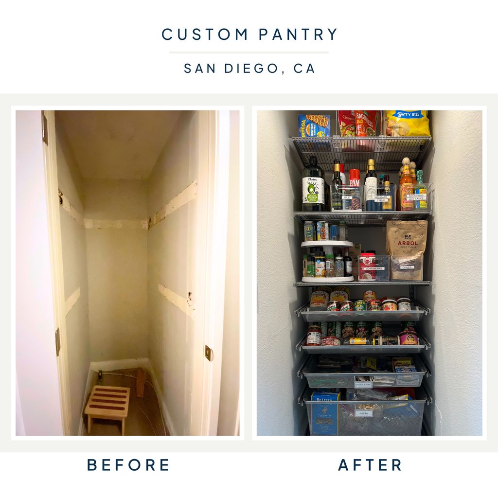 Custom Pantry, San Diego