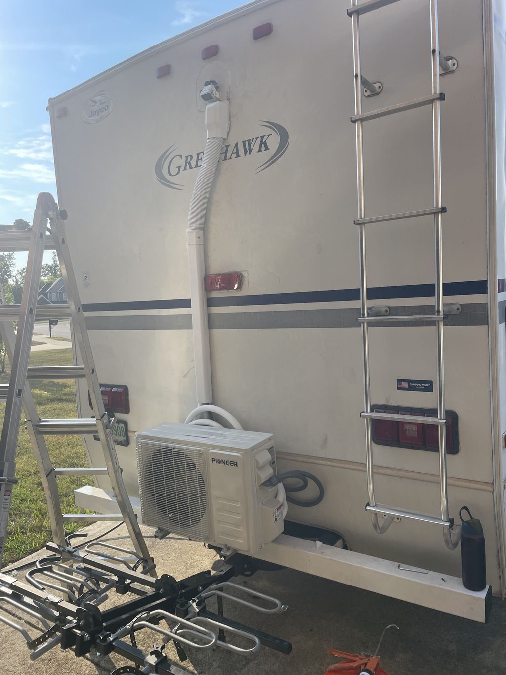Mini split install on RV