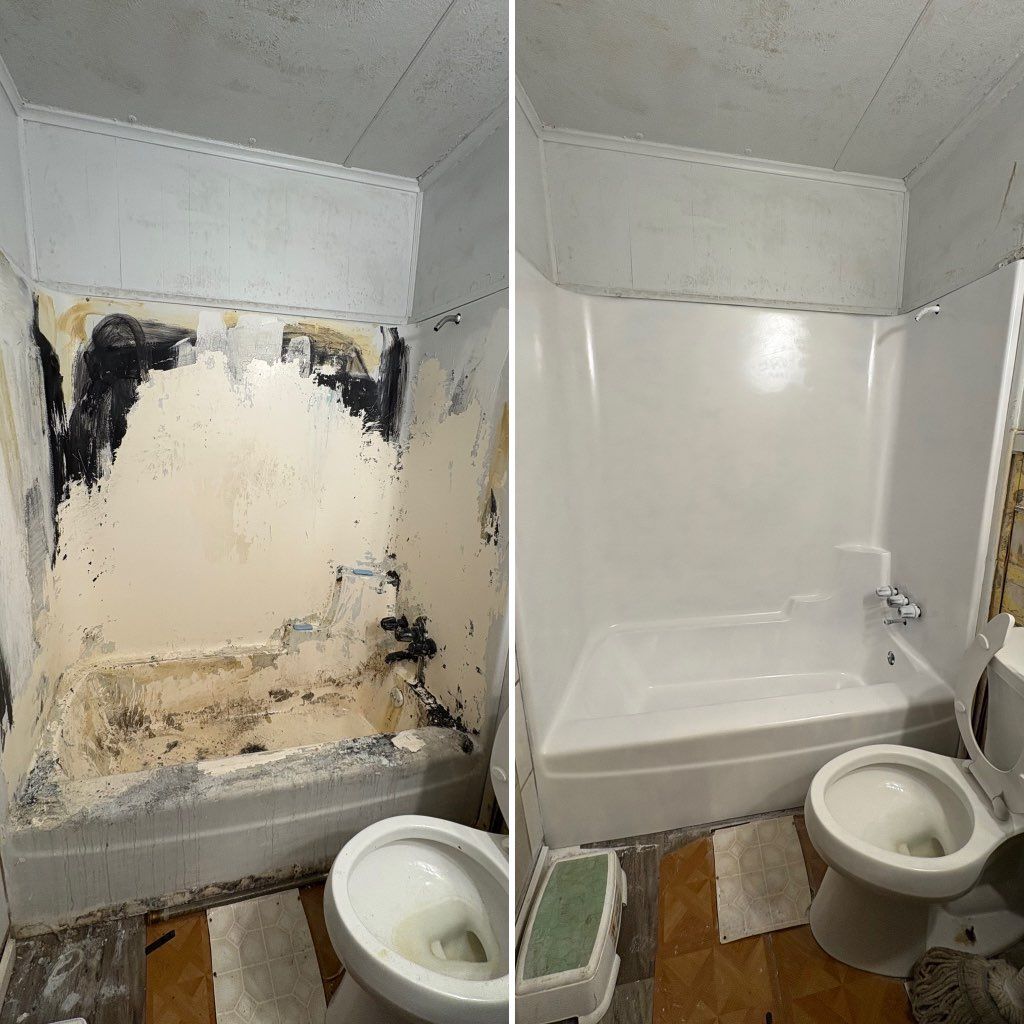 Turned an unusable tub into like-new condition 