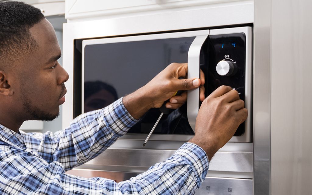How much does a microwave repair cost?