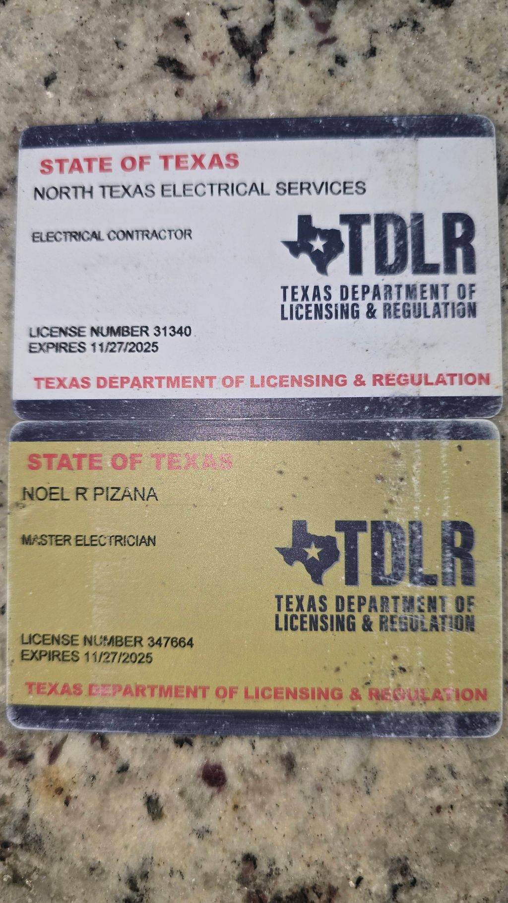updated licenses