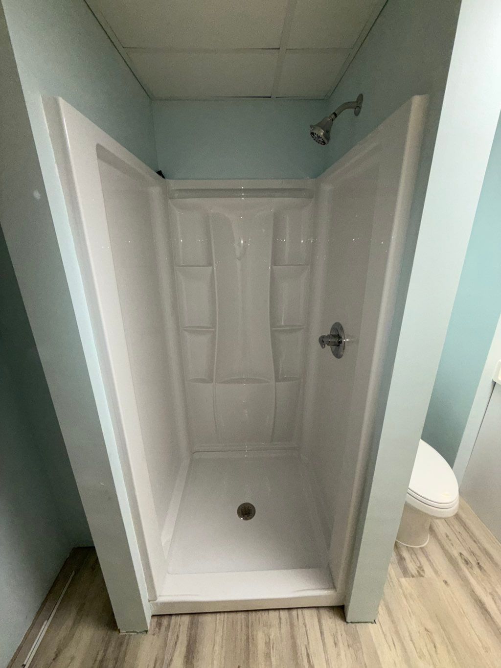 Brand new shower system installed!