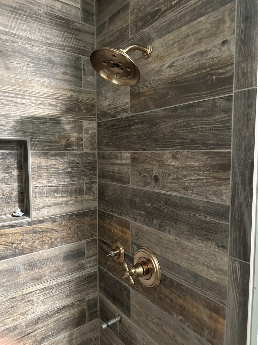 New shower system installation!