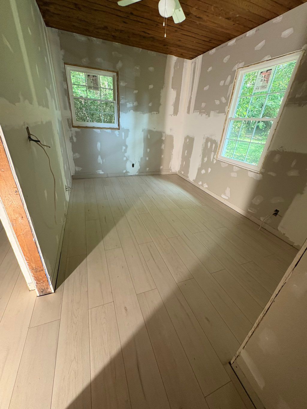 Vinyl flooring installation