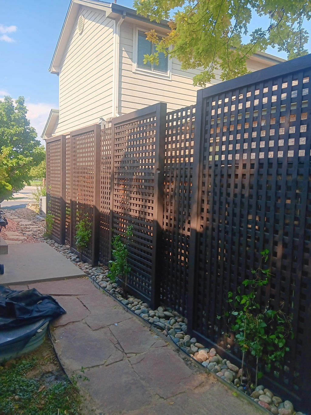 AFTER! Privacy Wood Fence  