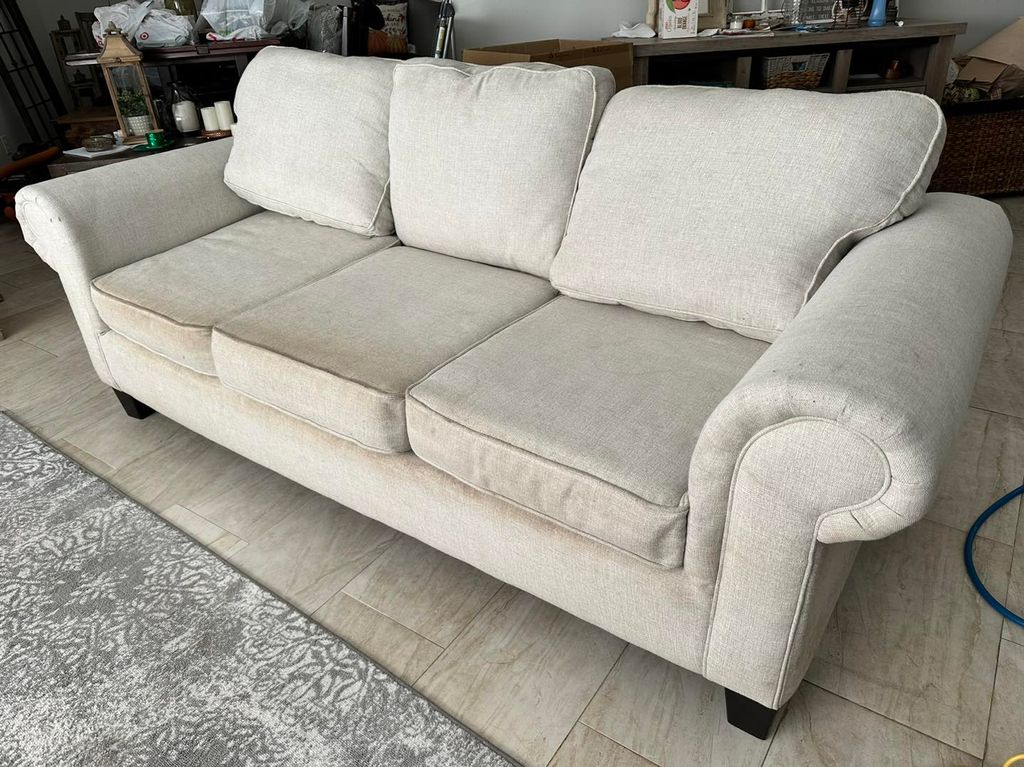 Couch cleaning - Before