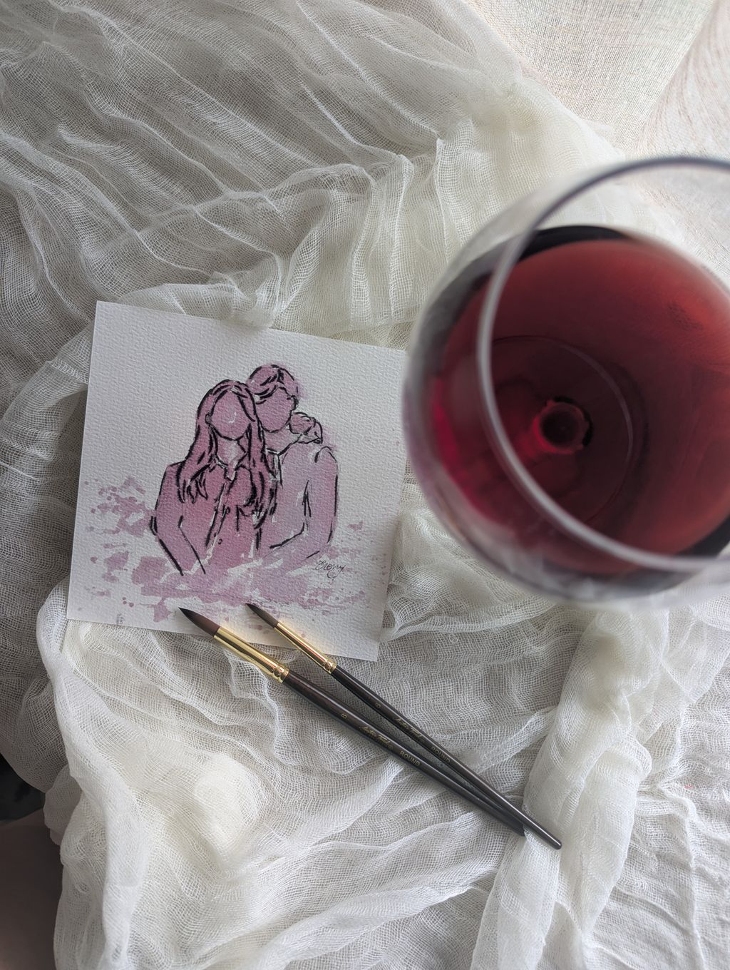 Wine guest portrail