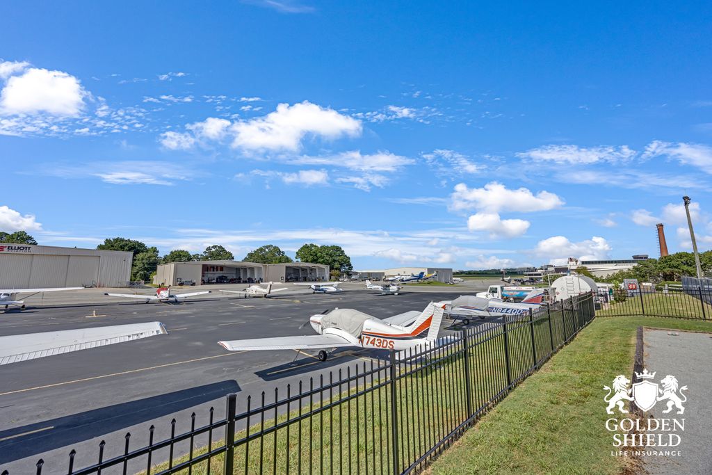Watch the planes land and take off all day.