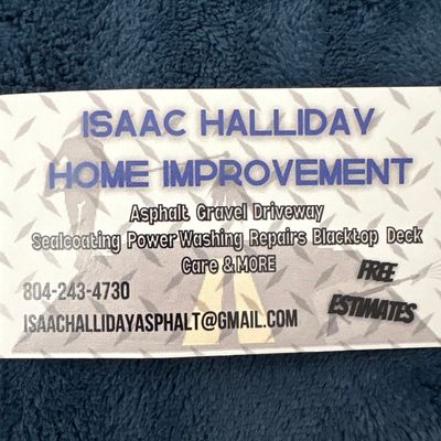 Avatar for Isaac Halliday home improvement
