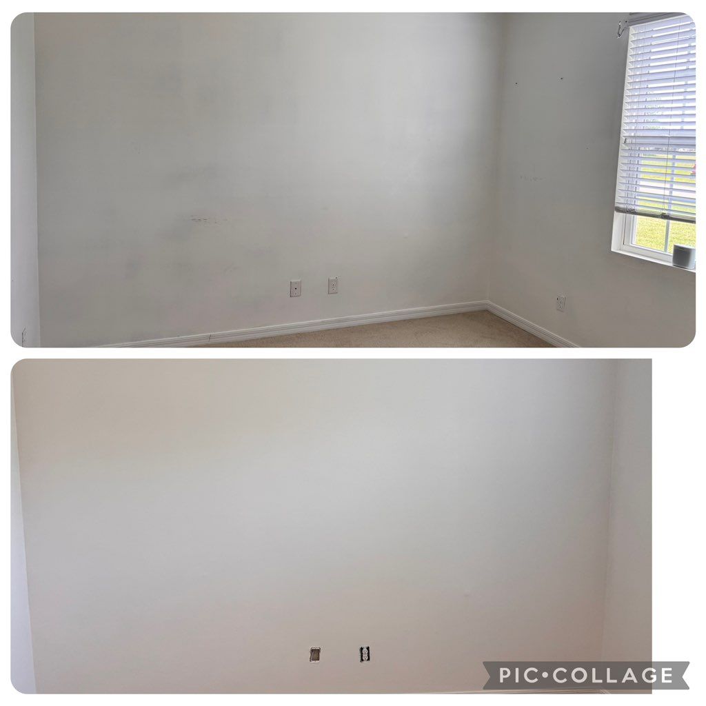 Painting Walls Before/After