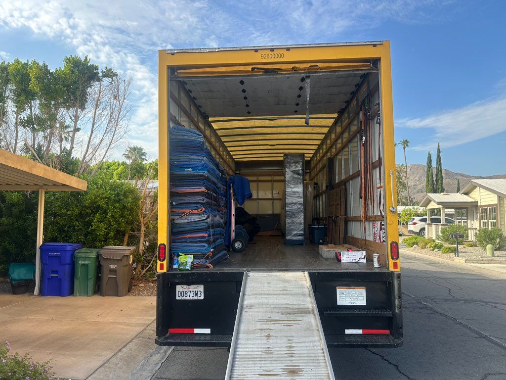 We have our own 26 foot truck with all the equipme