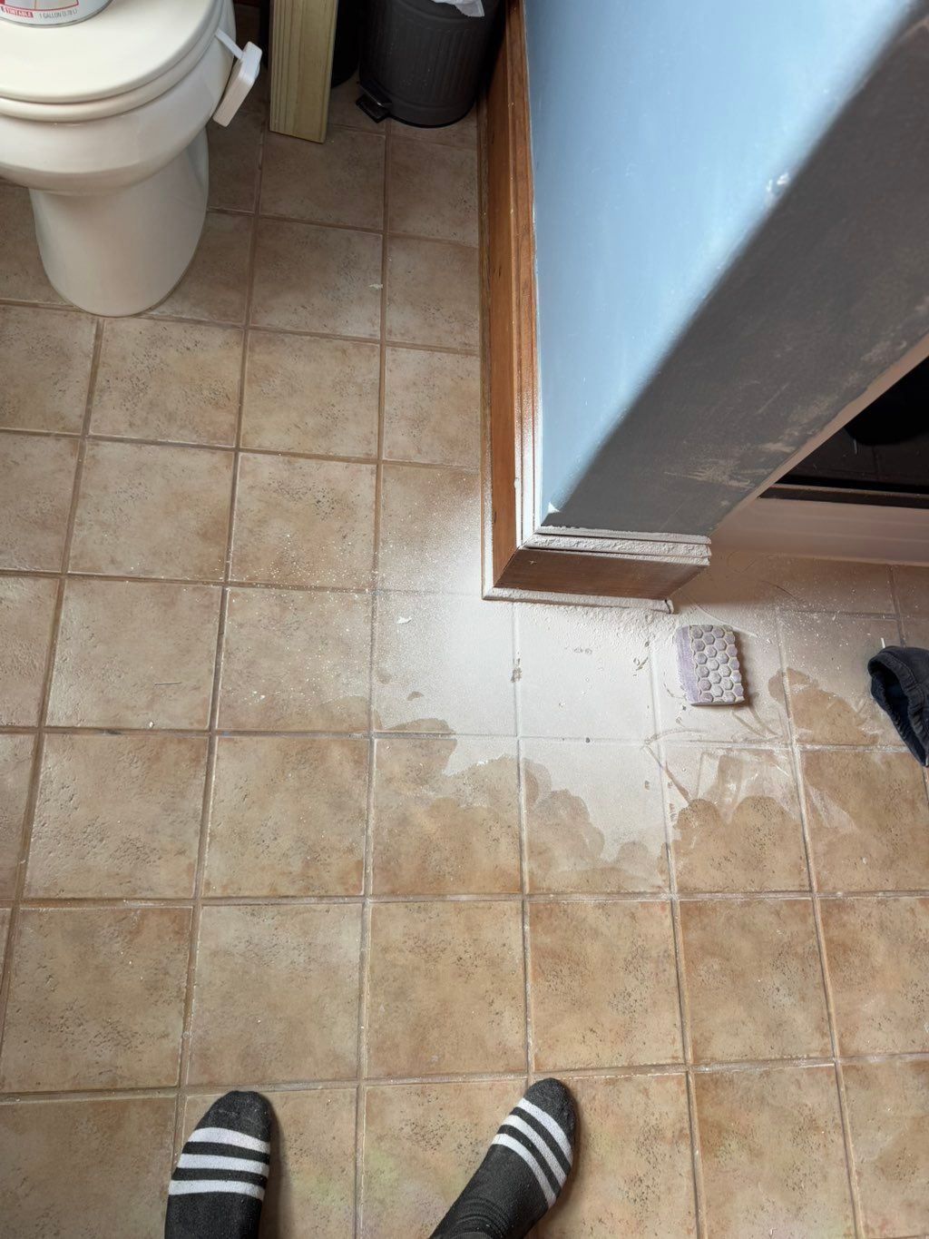 Customer floor before