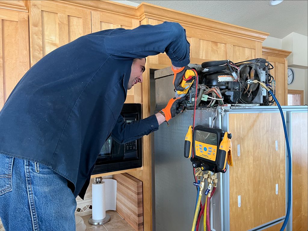 Replacing the compressor on a built-in refrigerato