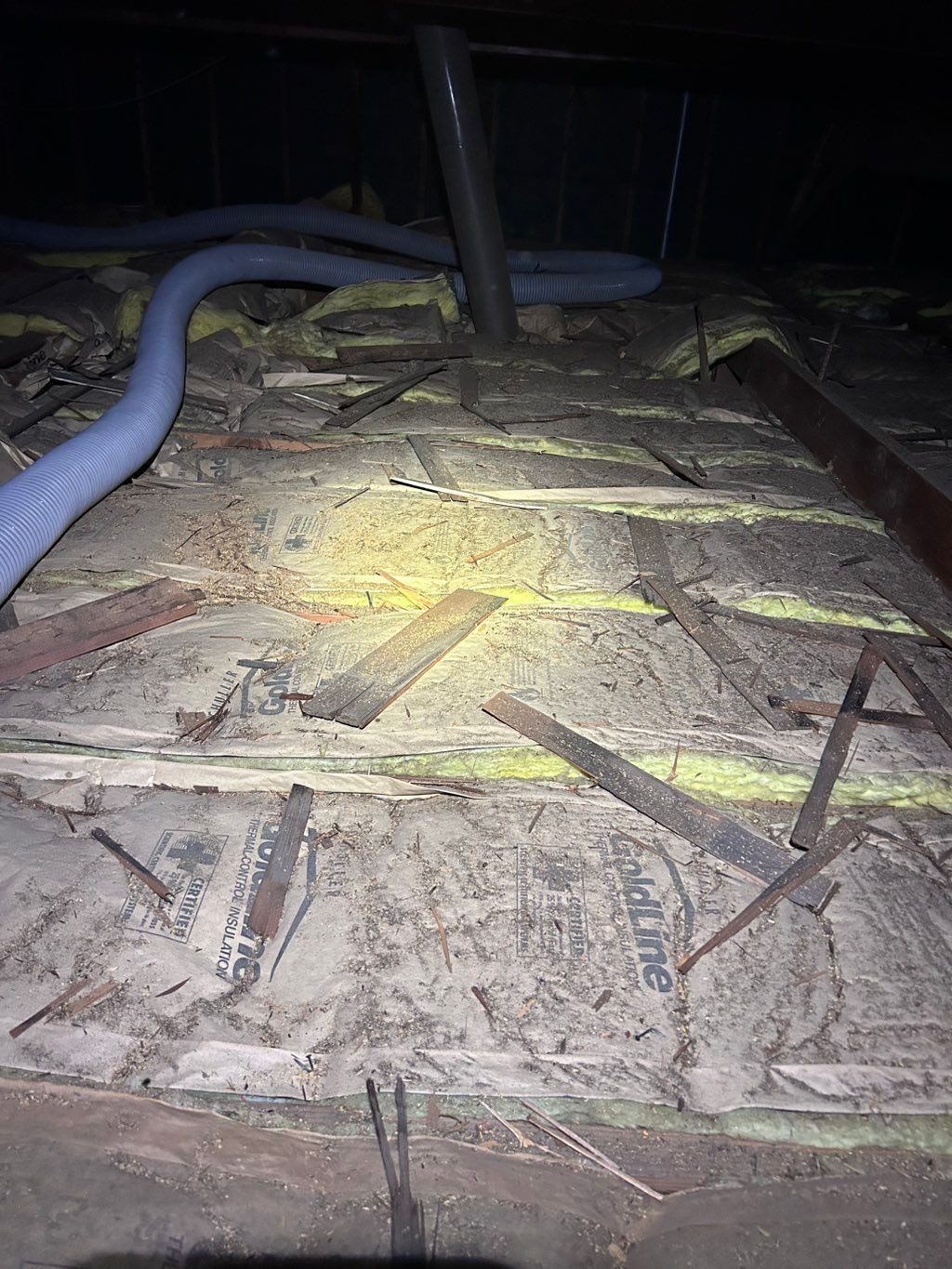 Old insulation 