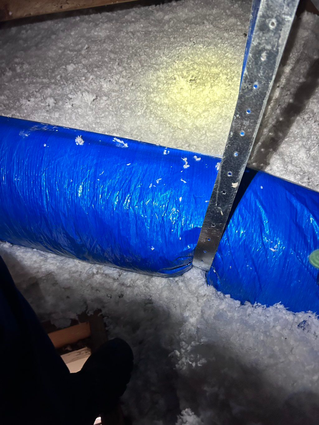 Top off with new blown in insulation R38(14inches)