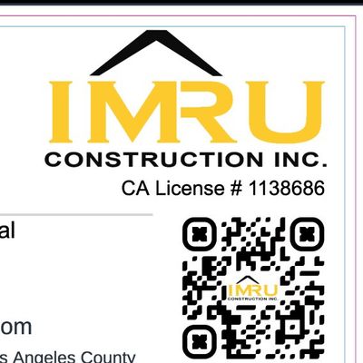 Avatar for IMRU construction inc.