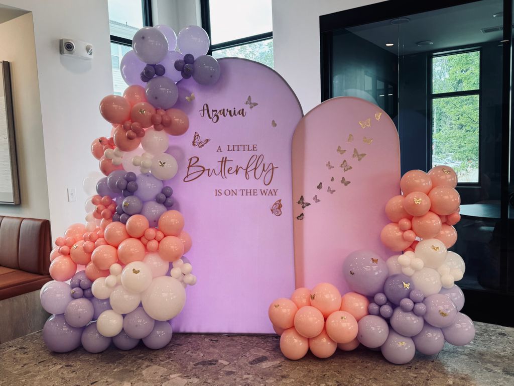 Butterfly baby shower