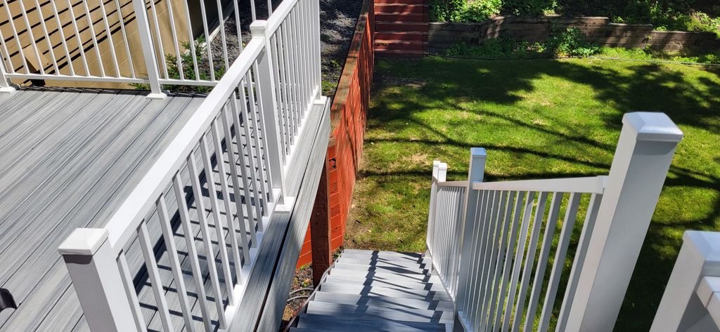 Deck pressure washing