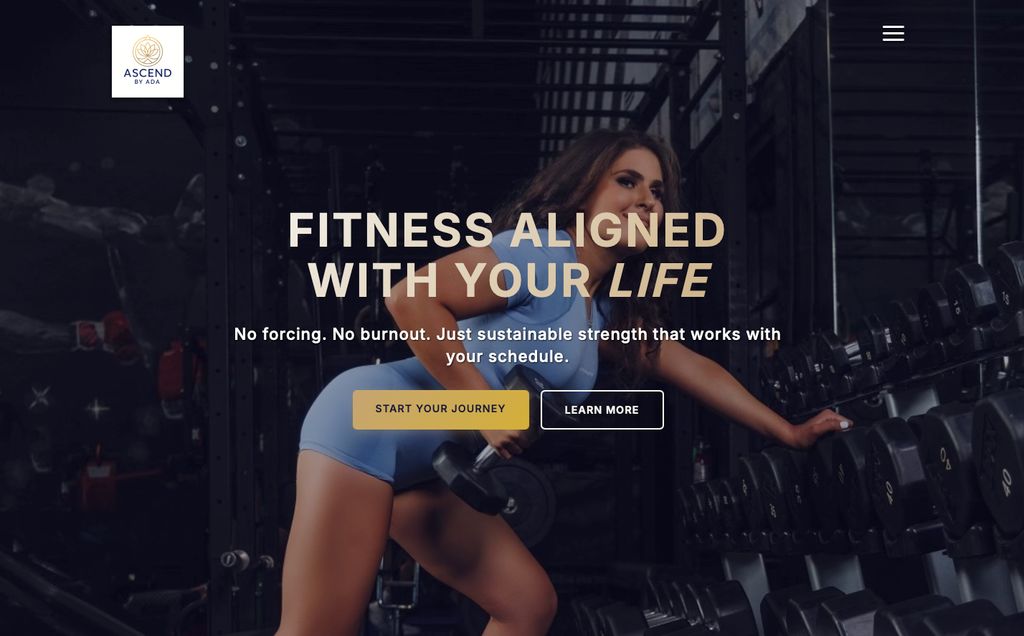 Portfolio - Fitness Coaching Website