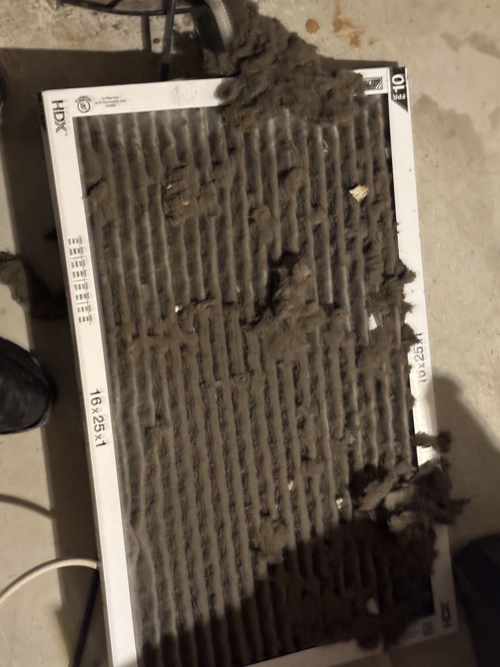 Clogged Air Filter 