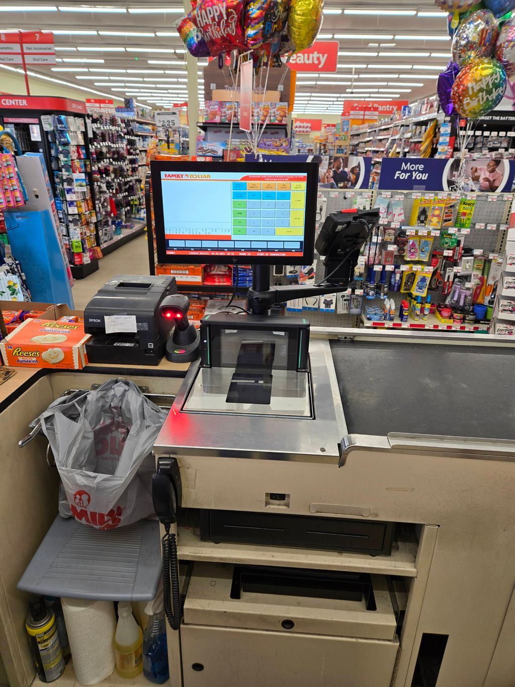 new POS system and scale/bed scanner installed 