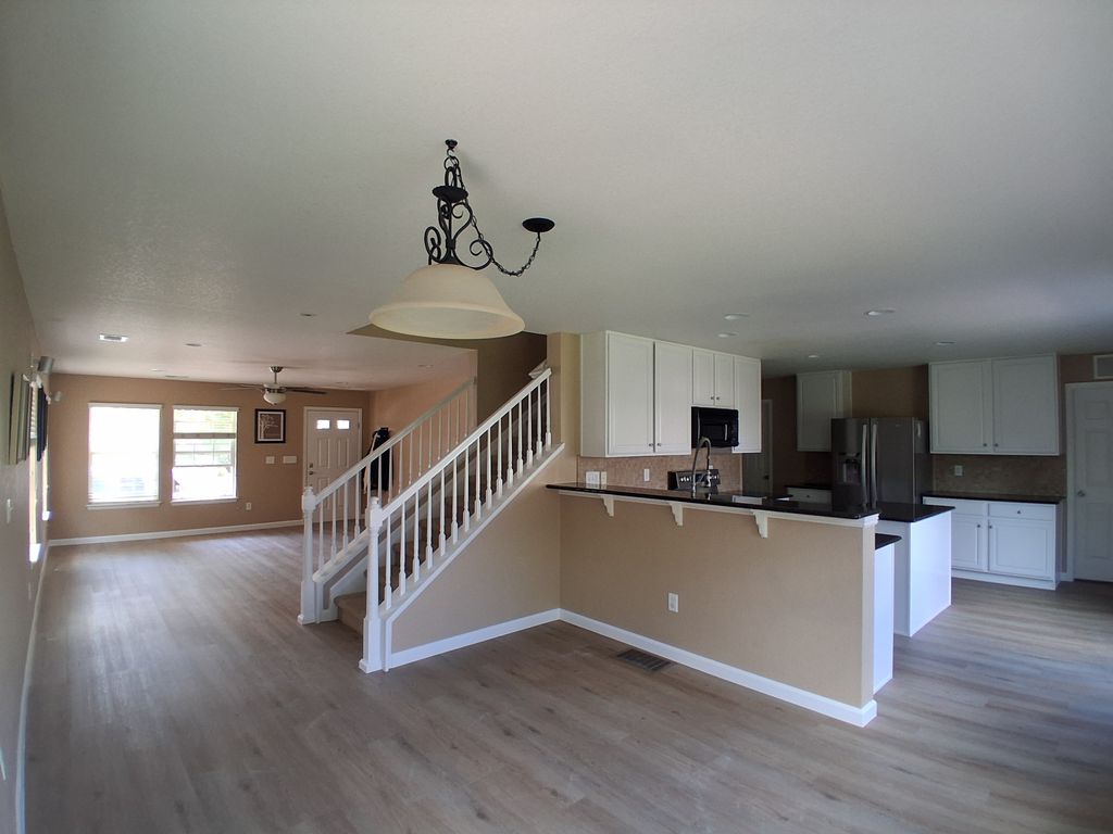 Flooring, Baseboards and Cabinets Painting