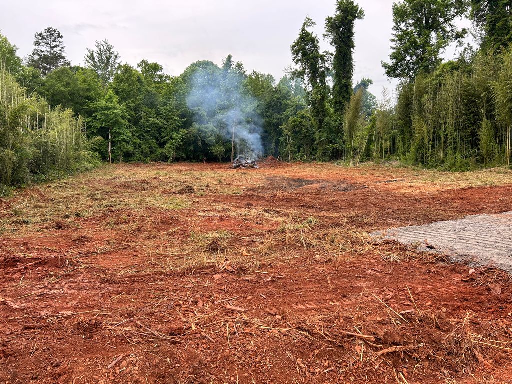 Clearing Job With Culvert Install for runoff from 