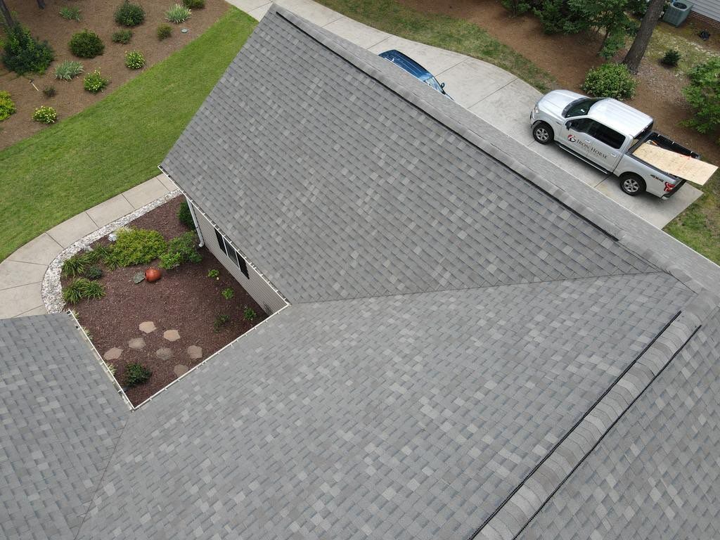 Full roof replacement from storm damage through in