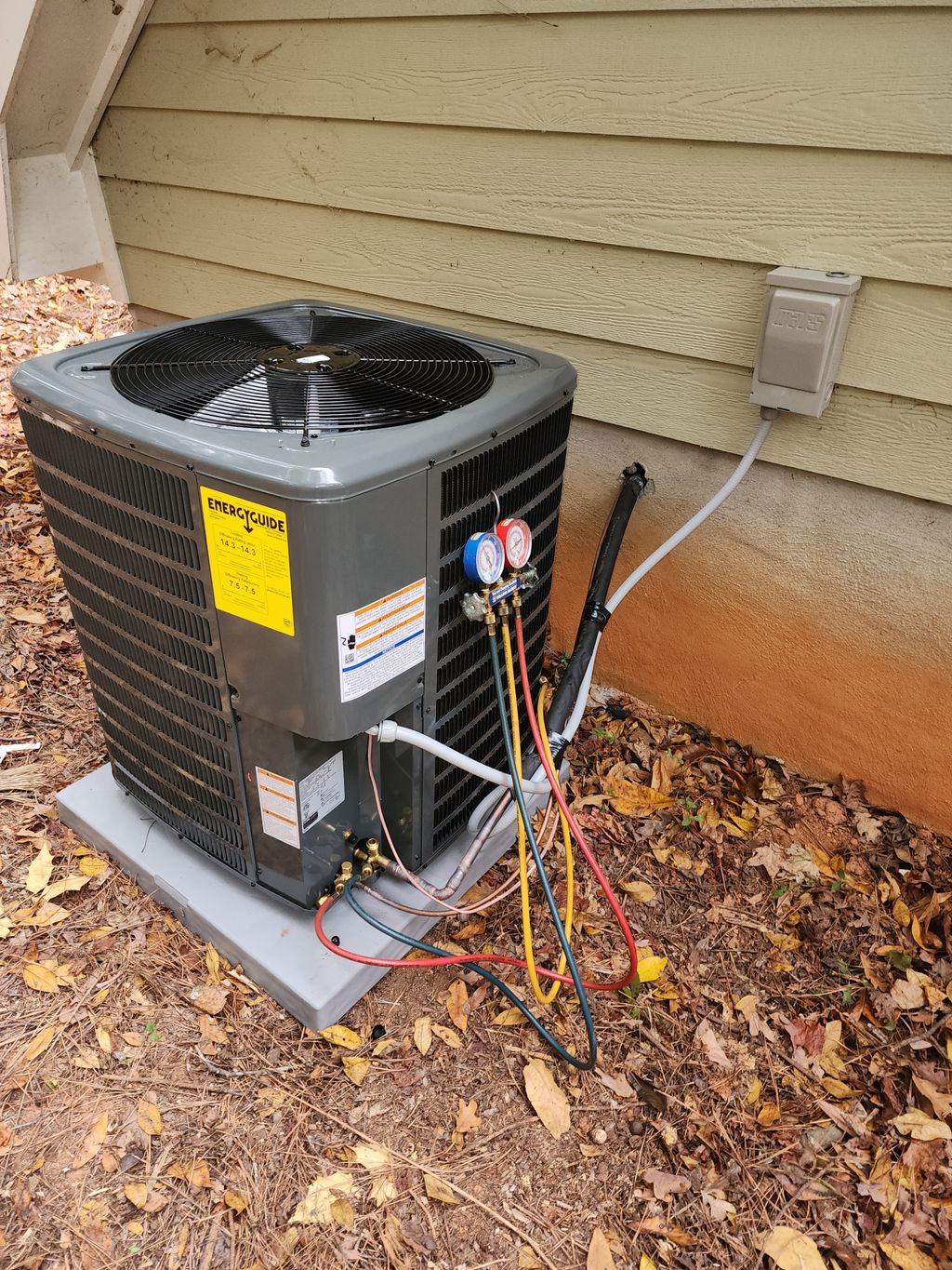Installation of a new air-conditioner