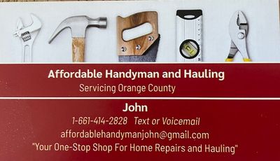 Avatar for Affordable Handyman and Hauling