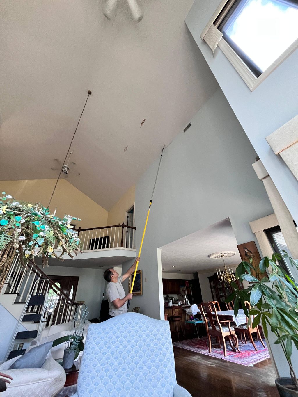 very tall ceiling paint 